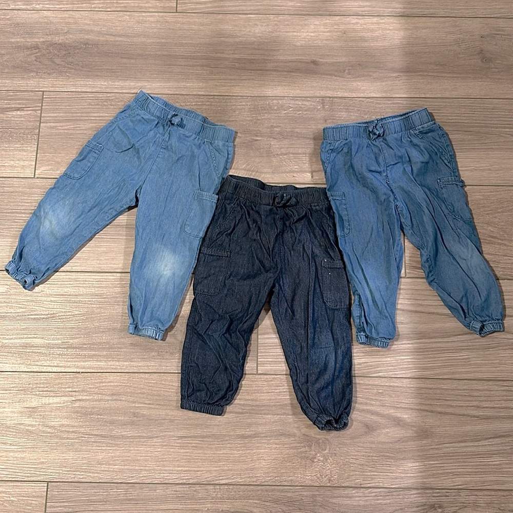 Set of 3 jogger pants for girls ✨
